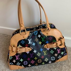 Louis Vuitton Claudia Handbags Monogram Multicolor